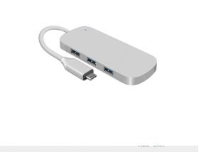 Adaptor USB-C la 3x USB3.0 si cititor de card