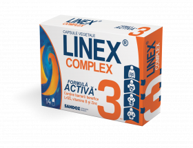 Linex Complex, 14 capsule vegetale, Sandoz