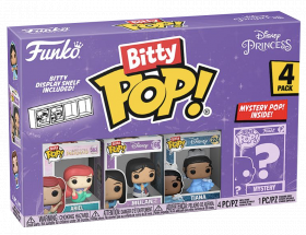 Set 4 figurine - Pop! Bitty - Disney Princess Ariel | Funko