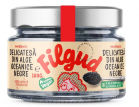 Caviar negru, delicatesa din alge oceanice negre, 100g - Filgud