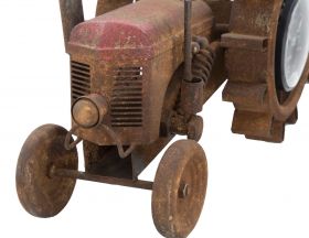 Ceas de masa Tractor-B, Mauro Ferretti, 43x20x23 cm, fier