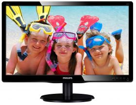 Monitor LED Philips 21.5", Wide, Full HD, Negru Lucios, 226V4LSB2