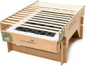 Gratar de camping, instant, eco, unica folosinta