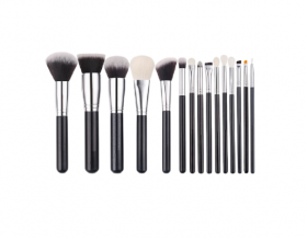 Set pensule de machiaj profesionale 15 buc