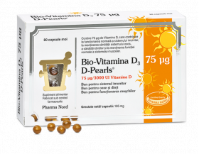 D-Pearls Bio-Vitamina D3, 80 capsule, Pharma Nord