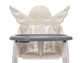 Perna universala copii Baby Pad, Angel Wings, 60x63x5 cm, Bumbac, Ecru