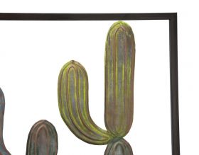 Decoratiune de perete Cactus -C, Mauro Ferretti, 50x50 cm, fier