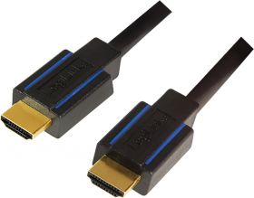 Cablu video Logilink HDMI Male - HDMI Male, v2.0, 7.5m, negru