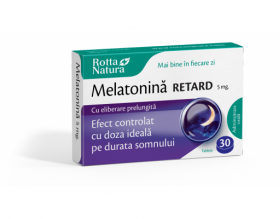 Melatonina Retard, 5mg, 30cp Rotta Natura