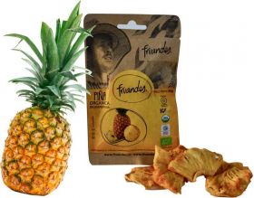 Ananas deshidratat eco-bio, 30g Juan Valdez