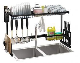 Organizator pentru uscat vasele reglabil 84 cm AM