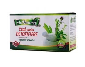 Ceai pentru detoxifiere, 20 plicuri, AdNatura