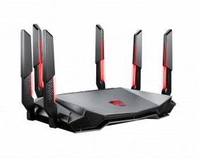Router wireless MSI 2.5Gigabit RadiX AXE6600 WiFi 6E Tri-Band