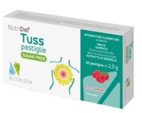 Capsule zmeura fara zahar NutriDef Tuss, 20 capsule, Nutrileya