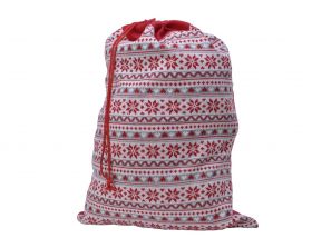 Sac pentru cadouri Snowflake, Decoris, 40x70 cm