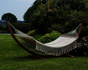 Suport pentru hamac Hammock, Bizzotto, 316 x 119 x 125 cm, lemn de larice