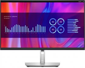 dell DELL P Series P2723DE 68,6 cm (27') 2560 x 1440 Pixel Quad HD LCD Negru, Argint (DELL-P2723DE)