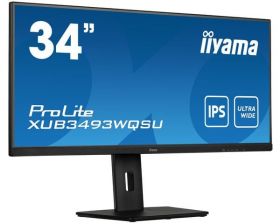 iiyama IIYAMA XUB3493WQSU-B5 34inch UW ETE IPS-panel 3440x1440 FreeSync 3000:1 400cd/m2 0.4ms MPRT HDR 2xH (XUB3493WQSU-B5)