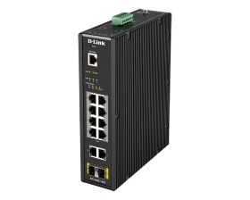 D-Link DIS-200G-12PS switch-uri Gestionate L2 Gigabit Ethernet (10/100/1000) Power over Ethernet (PoE) Suport Negru (DIS-200G-12PS)