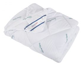 Pilota Aloe Vera 180x200, SomnART, matlasata, umplutura medie-groasa 300 gr/mp, pentru primavara - toamna