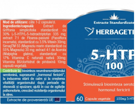 5HTP 100 Zen Forte 60cps - Herbagetica