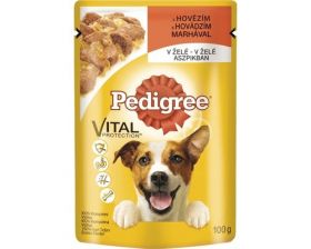 Hrana umeda pentru caini Pedigree Plic cu vita 100 g