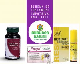 Anxietate, Schema tratament natural cu efect anxiolitic