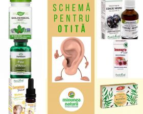 Schema otita - tratament natural adulti