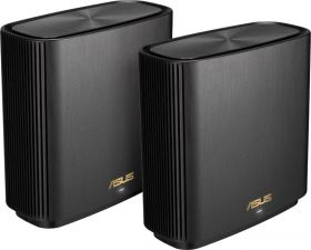 Router wireless ASUS Gigabit Mesh ZenWiFi AX XT8 Black Tri-Band WiFi 6 2Pack