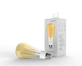 Bec smart cu filament Yeelight LED Filament Bulb ST64,E27, 6W, 500lm