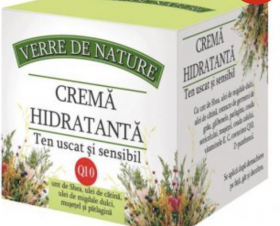 Crema hidratanta pentru ten uscat si sensibil cu unt de Shea 50ml - Manicos