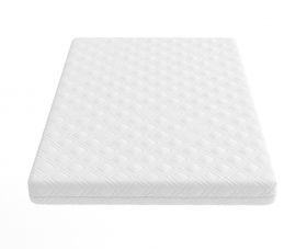 Saltea cu spumă poliuretanică SOMNART 180x200, înălțime 20 cm, ortopedică, husă detașabilă cu fermoar, rulată, fermitate medie