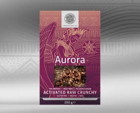 AURORA crunchy cu seminte activate raw, eco-bio, 250 g, Ancestral Superfoods