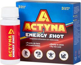 Actyva energy shot, Shot energizant, 3 x 50 ml, Agips Farmaceutici