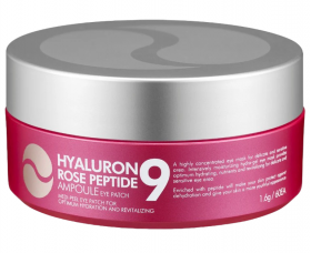 Plasturi pentru ochi Hyaluron Rose Peptide 9, 60 bucati, Medi-Peel