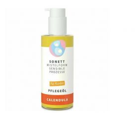 Ulei de corp cu galbenele pentru copii, eco-bio, 145 ml, Sonett