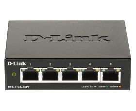 D-Link DGS-1100-05V2 switch-uri Gestionate L2 Gigabit Ethernet (10/100/1000) Negru (DGS-1100-05V2)