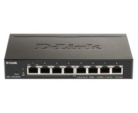 D-Link DGS 1100-08PV2 - Switch - Smart - 8 x 10/100/1000 (PoE) - Desktop - PoE (64 W) (DGS-1100-08PV2/E)