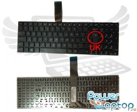 Tastatura Asus K56 layout UK fara rama enter mare