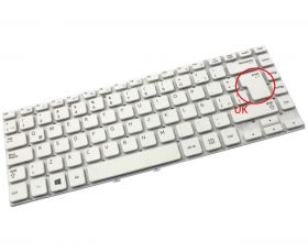 Tastatura alba Samsung NP350V4X layout UK fara rama enter mare