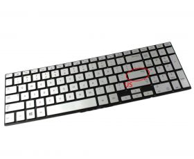 Tastatura argintie Samsung N220 iluminata layout US fara rama enter mic