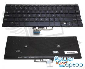 Tastatura Asus AEBKHU02010 iluminata layout US fara rama enter mic