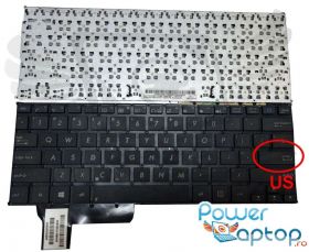 Tastatura Asus VivoBook X202E layout US fara rama enter mic