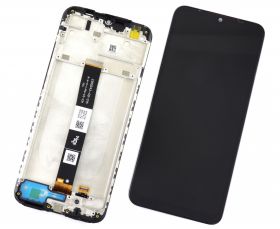 Display Xiaomi Redmi 9C cu Rama Black Negru