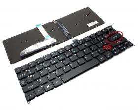 Tastatura Acer AEZDJR01010 iluminata layout US fara rama enter mic