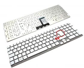 Tastatura alba Sony Vaio VPC EC290X layout UK fara rama enter mare