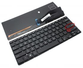 Tastatura Asus AEBKJQ00010 iluminata layout US fara rama enter mic