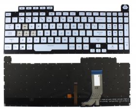 Tastatura Albastra Asus ROG STRIX SCAR III G731G iluminata layout US fara rama enter mic