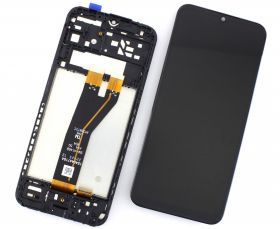 Display Samsung Galaxy A14 5G DOAR MODELUL A146B cu Rama Black Negru