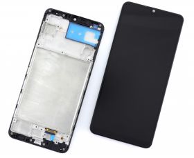 Display Samsung Galaxy M32 M325 OLED cu Rama Black Negru